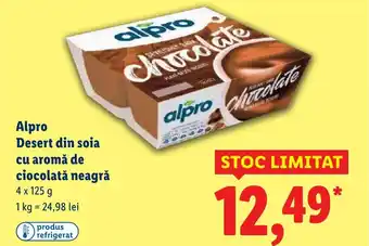 Lidl Alpro Desert din soia cu aromă de ciocolată neagră Ofertă