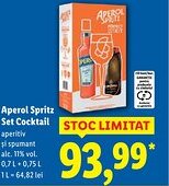 Lidl Aperol Spritz Set Cocktail Ofertă