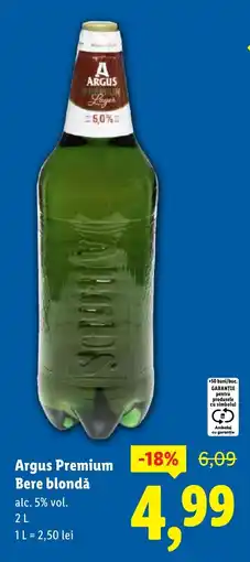 Lidl Argus Premium Bere blondǎ Ofertă