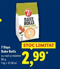 Lidl 7 Days Bake Rolls Ofertă