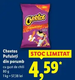 Lidl Cheetos Pufuleţi din porumb Ofertă