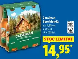 Lidl Caraiman Bere blondă Ofertă