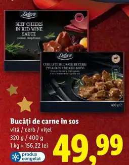 Lidl Deluxe Bucăţi de carne în sos Ofertă