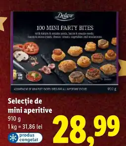 Lidl Deluxe Selecţie de mini aperitive Ofertă
