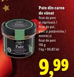 Lidl Deluxe Pate din carne de vânat Ofertă