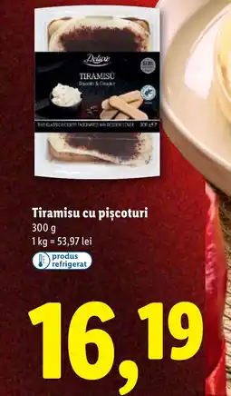 Lidl Deluxe Tiramisu cu piscoturi Ofertă