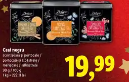 Lidl Deluxe Ceai negru Ofertă