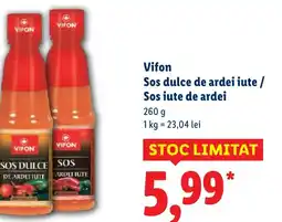 Lidl Vifon Sos dulce de ardei iute / Sos iute de ardei Ofertă