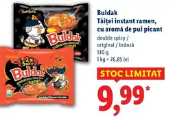 Lidl Buldak Tăiței instant ramen, cu aromă de pui picant Ofertă
