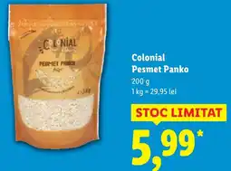 Lidl Colonial Pesmet Panko Ofertă
