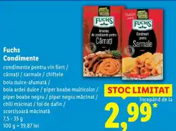 Lidl Fuchs Condimente Ofertă