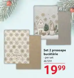 Selgros Set 2 prosoape bucătărie Ofertă