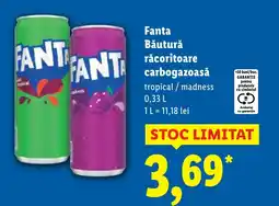 Lidl Fanta Băutură răcoritoare carbogazoasă Ofertă