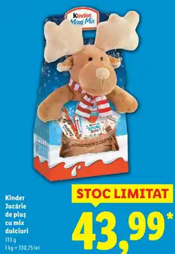 Lidl Kinder Jucărie de plus cu mix dulciuri Ofertă