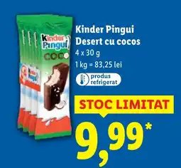 Lidl Kinder Pingui Desert cu cocos Ofertă
