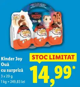 Lidl Kinder Joy Ouǎ cu surpriză Ofertă