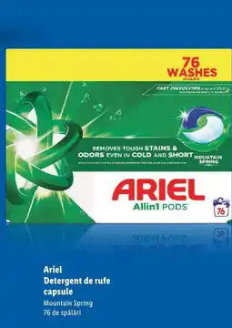 Lidl Ariel Detergent de rufe capsule Ofertă