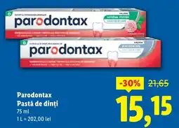Lidl Parodontax Pastă de dinți Ofertă