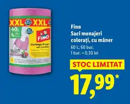 Lidl Fino Saci menajeri colorați, cu mâner Ofertă