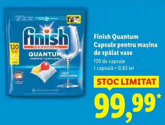 Lidl Finish Quantum Capsule pentru mașina de spălat vase Ofertă