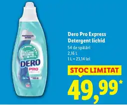 Lidl Dero Pro Express Detergent lichid Ofertă