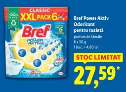 Lidl Bref Power Aktiv pentru toaletă parfum de lămâie Ofertă