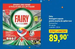 Lidl Fairy Detergent capsule pentru maşina de spălat vase Platinum Plus Ofertă