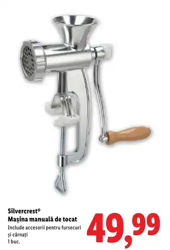 Lidl SilvercrestⓇ Maşina manuală de tocat Ofertă