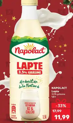 Kaufland NAPOLACT Lapte Ofertă