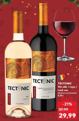 Kaufland TECTONIC Vin alb / roşu / rosé sec Ofertă