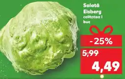 Kaufland Salată Eisberg Ofertă