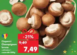 Kaufland Ciuperci Champignon brune Ofertă