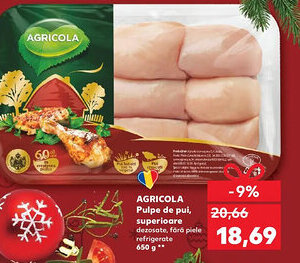 Kaufland AGRICOLA Pulpe de pui, superioare Ofertă