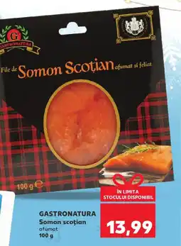 Kaufland GASTRONATURA Somon scoţian afumat Ofertă
