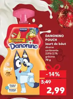 Kaufland DANONINO POUCH iaurt de băut diverse Ofertă