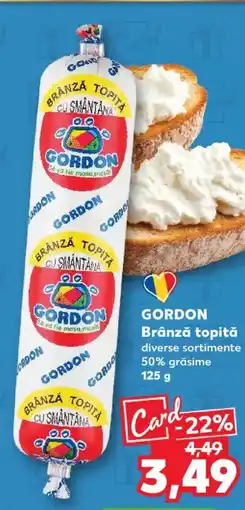 Kaufland GORDON Brânză topită Ofertă