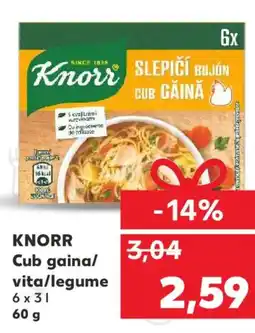 Kaufland KNORR Cub gaina/ vita/legume Ofertă