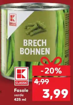 Kaufland Fasole verde Ofertă