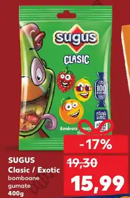 Kaufland SUGUS Clasic / Exotic bomboane gumate Ofertă