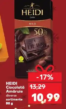 Kaufland HEIDI Ciocolată Amăruie Ofertă