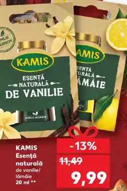 Kaufland KAMIS Esenţă naturală de vanilie/ lămâie Ofertă