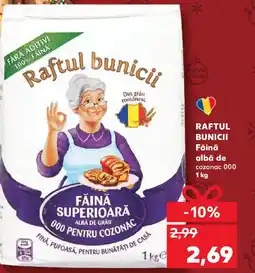 Kaufland RAFTUL BUNICII Făină albă de cozonac 000 Ofertă