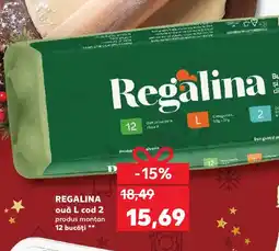 Kaufland REGALINA ouǎ L cod 2 Ofertă