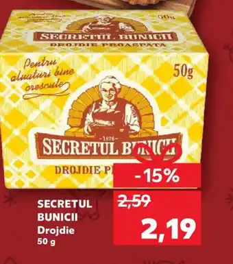 Kaufland SECRETUL BUNICII Drojdie Ofertă