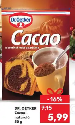 Kaufland DR. OETKER Cacao naturală Ofertă
