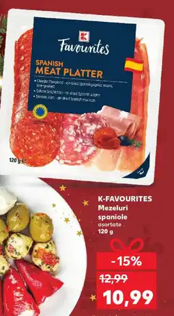Kaufland K-FAVOURITES Mezeluri spaniole asortate Ofertă