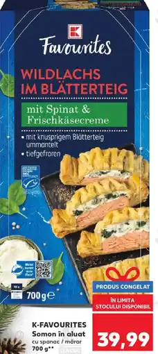 Kaufland K-FAVOURITES Somon în aluat cu spanac / mărar Ofertă