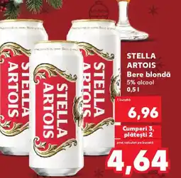 Kaufland STELLA ARTOIS Bere blondă Ofertă