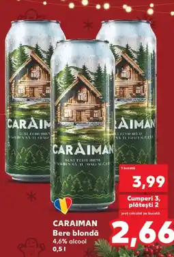 Kaufland CARAIMAN Bere blondă Ofertă