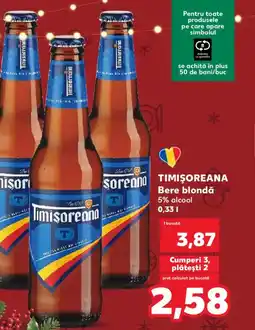 Kaufland TIMIŞOREANA Bere blondă Ofertă